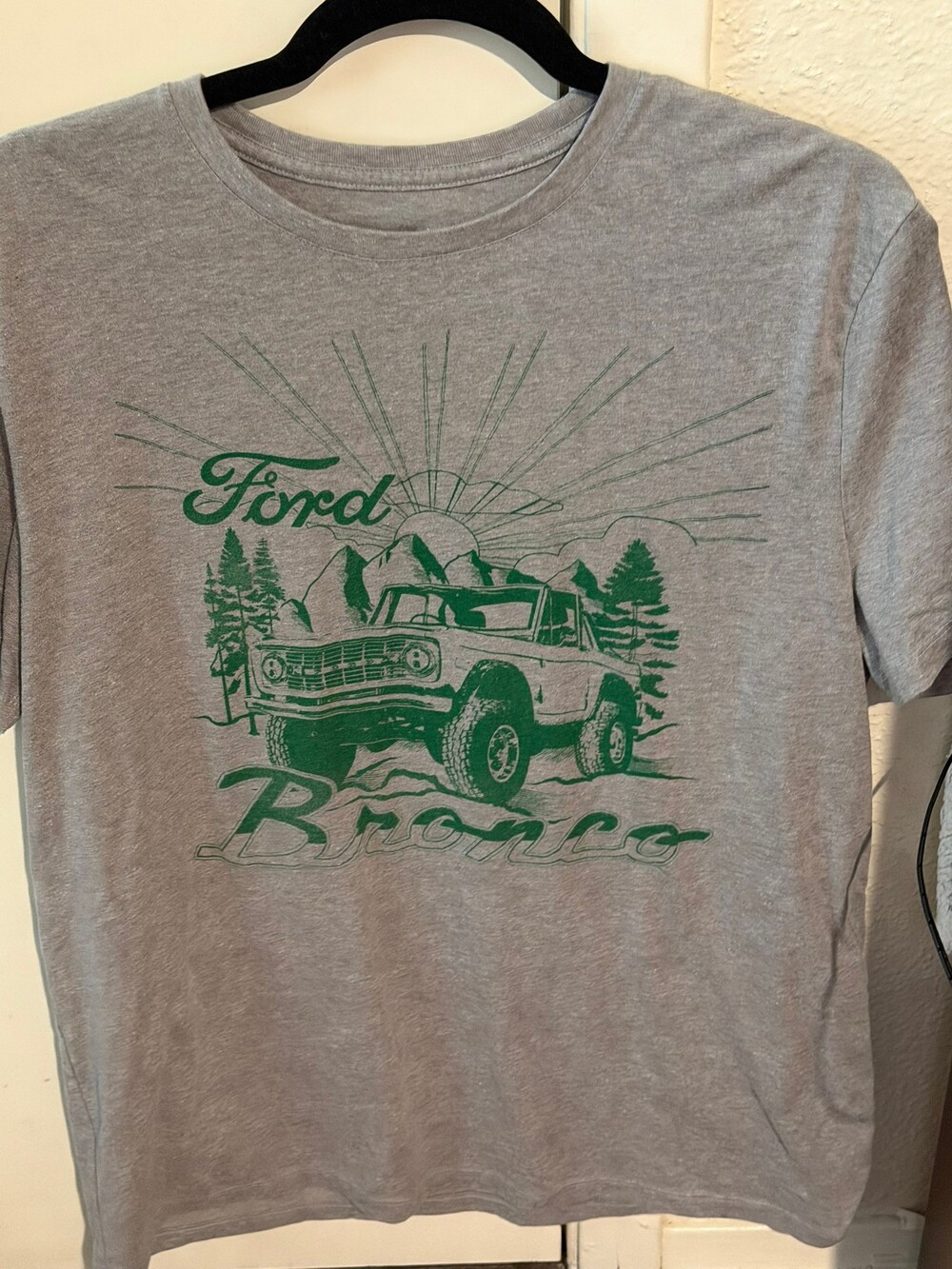 Ford Large Gray Cotton Polyester T-Shirt